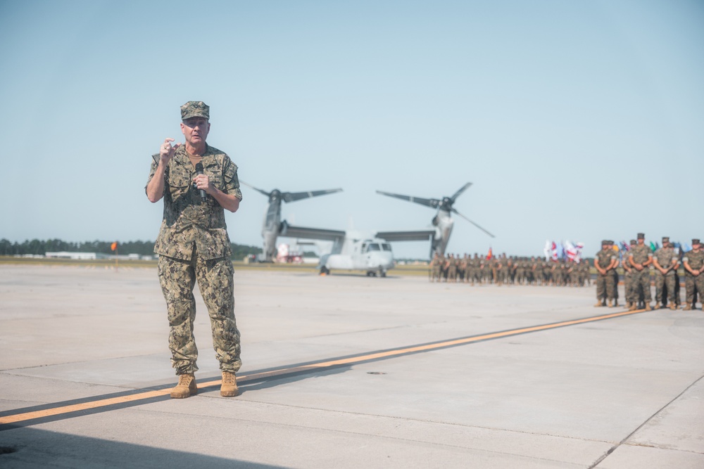 CNATT Unit New River Change of Command Ceremony
