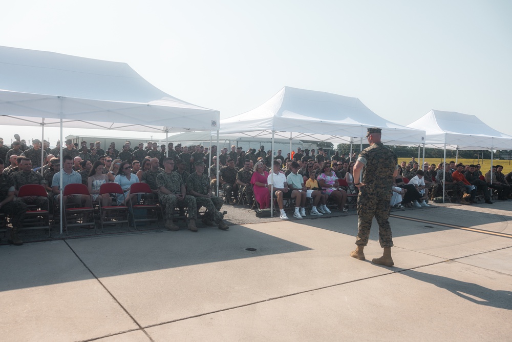 CNATT Unit New River Change of Command Ceremony