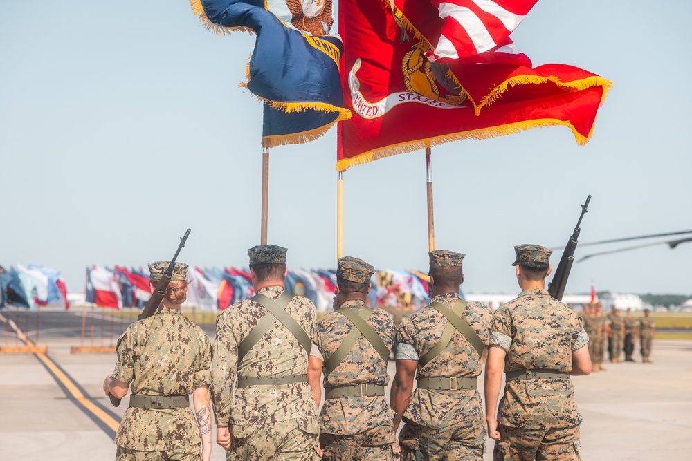 CNATT Unit New River Change of Command Ceremony