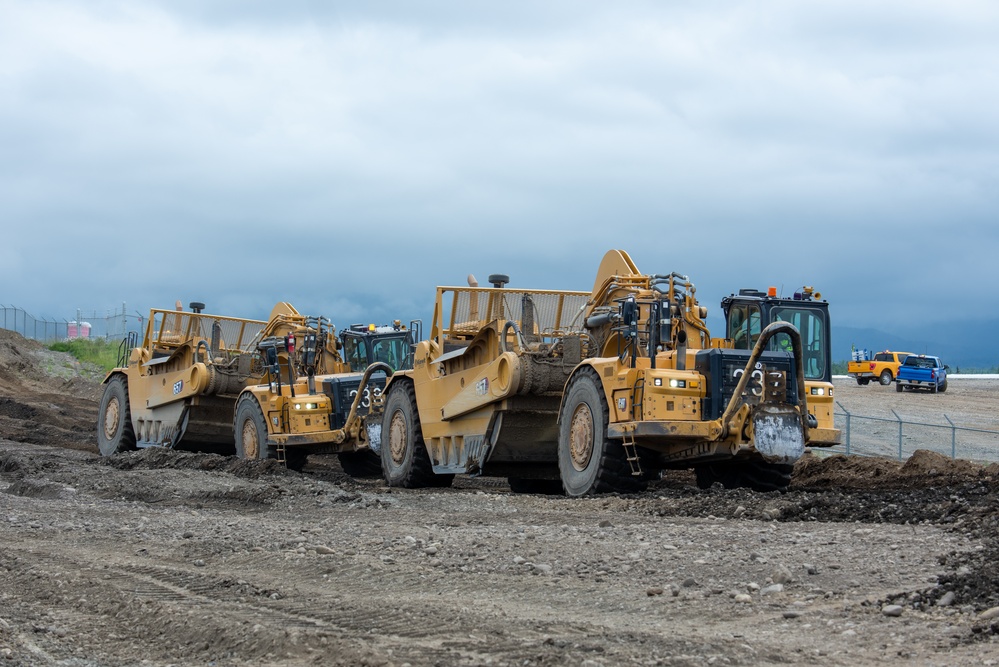 Bigger and Better: Construction continues on JBER’s flight-line extension