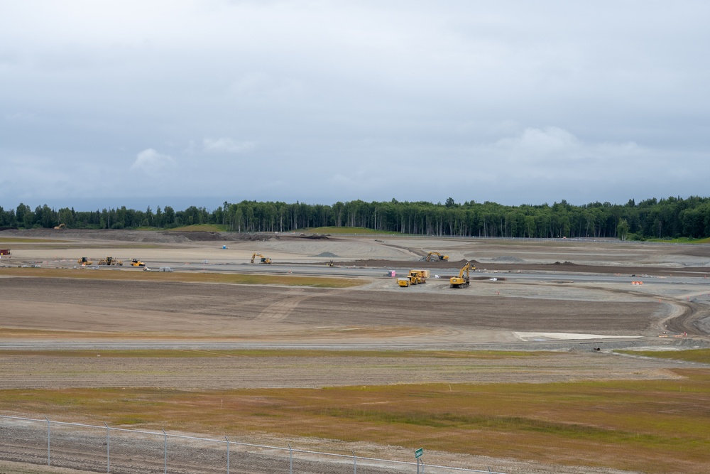 Bigger and Better: Construction continues on JBER’s flight-line extension