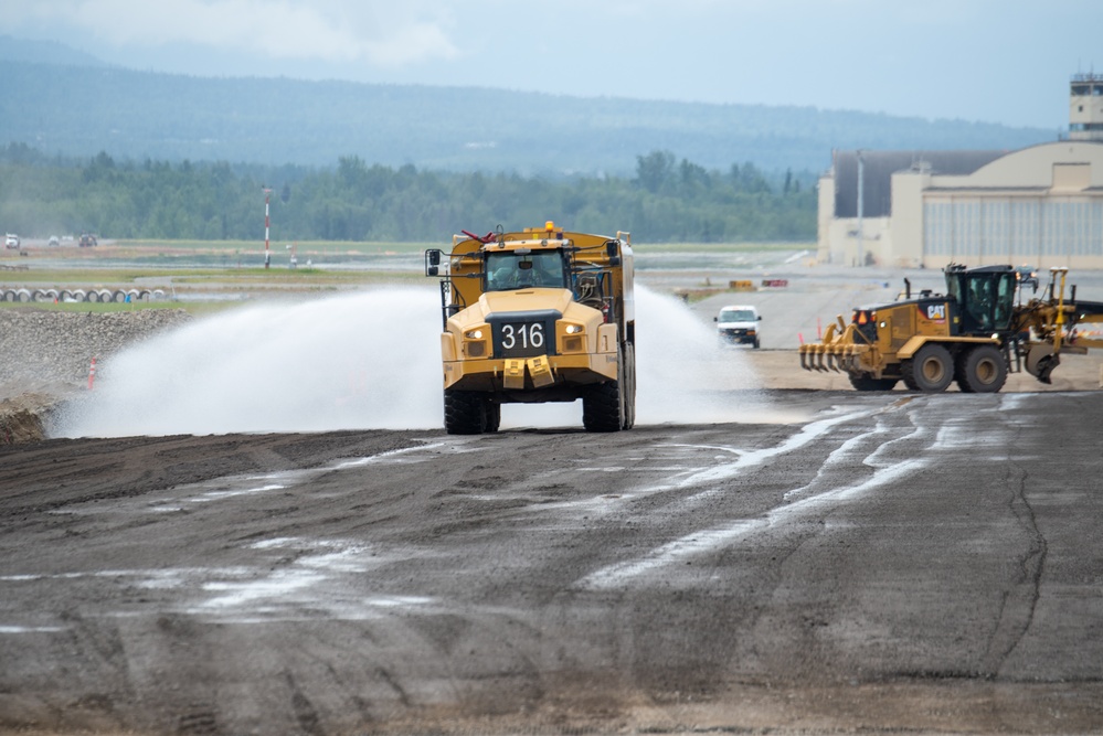 Bigger and Better: Construction continues on JBER’s flight-line extension