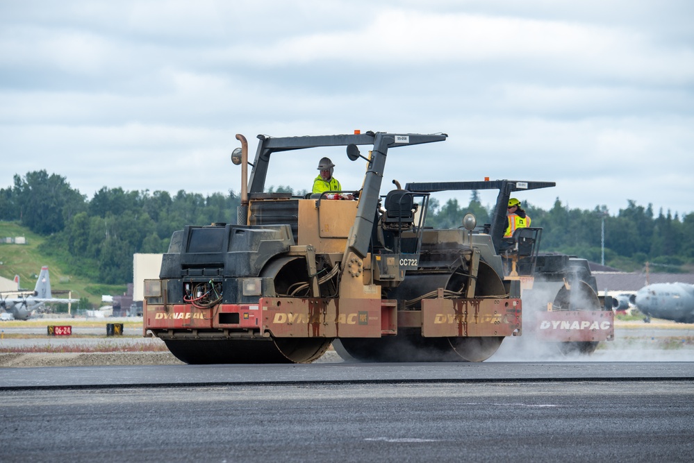 Bigger and Better: Construction continues on JBER’s flight-line extension