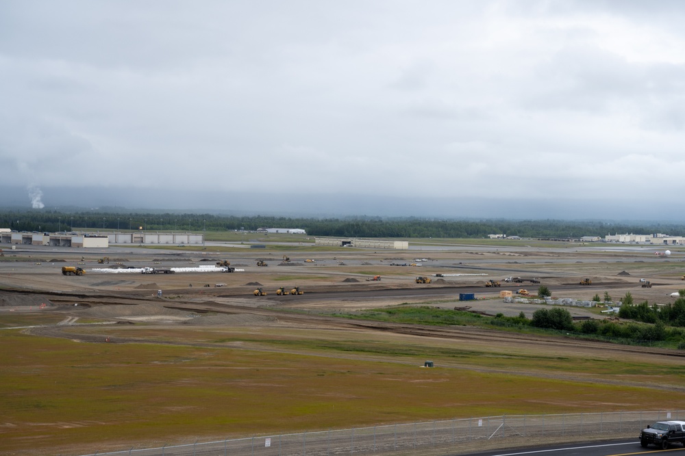 Bigger and Better: Construction continues on JBER’s flight-line extension