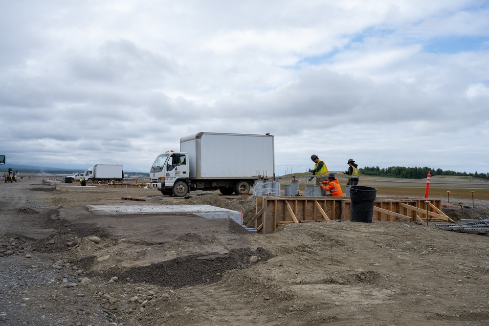 Bigger and Better: Construction continues on JBER’s flight-line extension