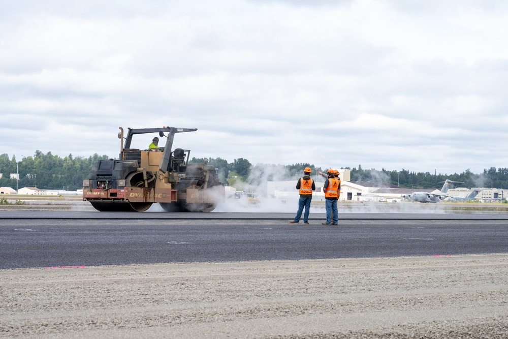 Bigger and Better: Construction continues on JBER’s flight-line extension