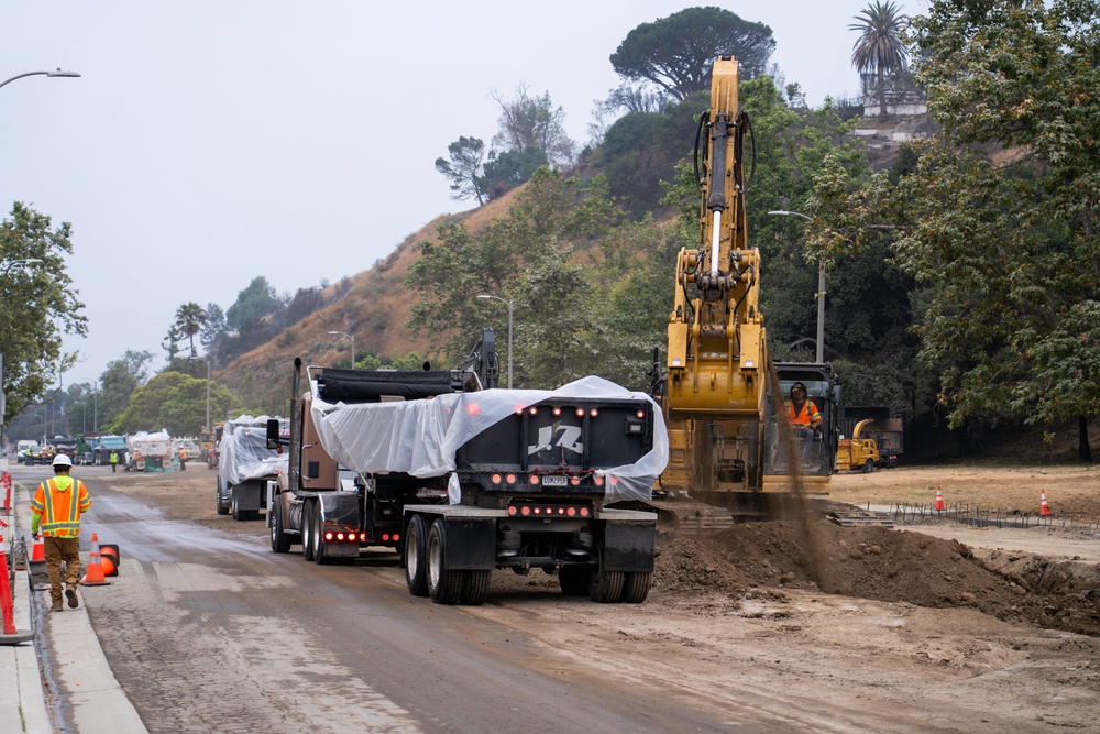 USACE supports Wildfire Debris Removal in Southern California