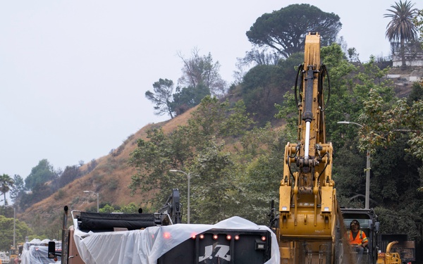 USACE supports Wildfire Debris Removal in Southern California