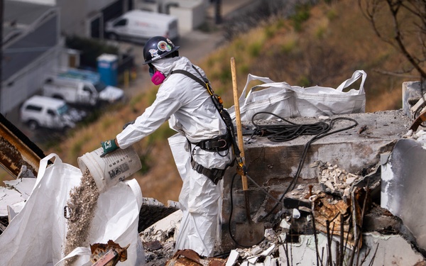 USACE supports Wildfire Debris Removal in Southern California