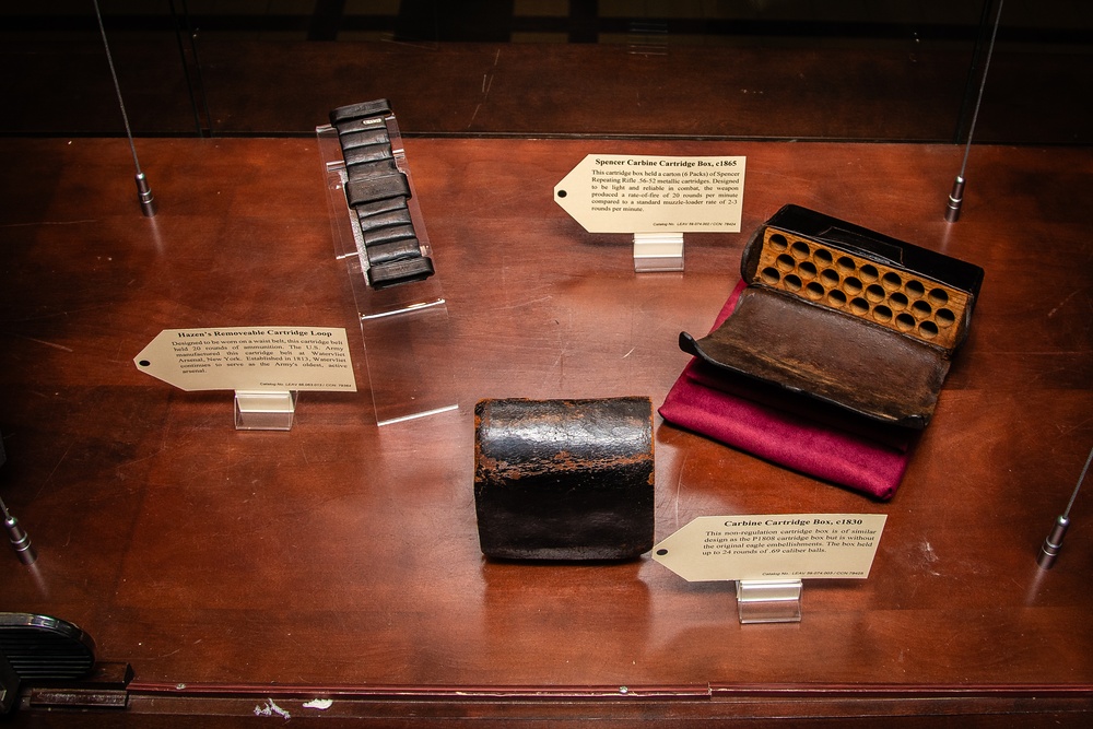 The story of the Army unfolds through historical uniforms and other artifacts