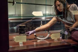 The story of the Army unfolds through historical uniforms and other artifacts