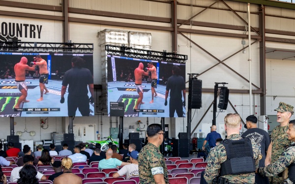 Monster Knockout!: MCAS Miramar hosts a UFC watch party at the Raiders hangar