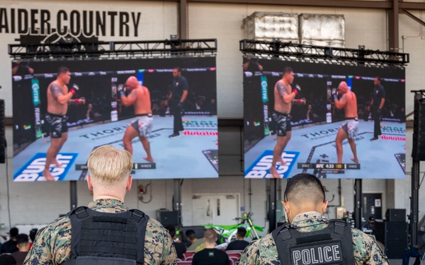 Monster Knockout!: MCAS Miramar hosts a UFC watch party at the Raiders hangar