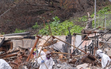 USACE supports Wildfire Debris Removal in Southern California