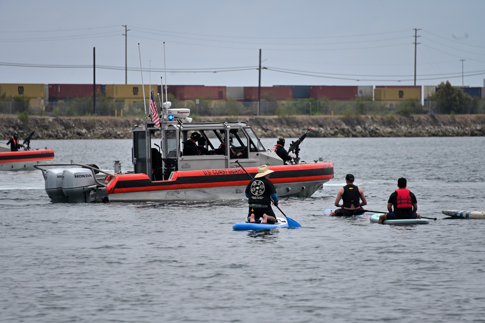 U.S. Coast Guard conducts exercises to support the Port Operations of Operation Mojave Falcon