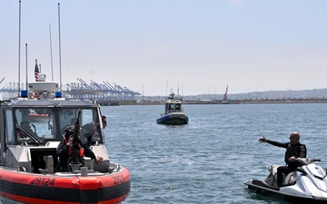 U.S. Coast Guard conducts exercises to support the Port Operations of Operation Mojave Falcon