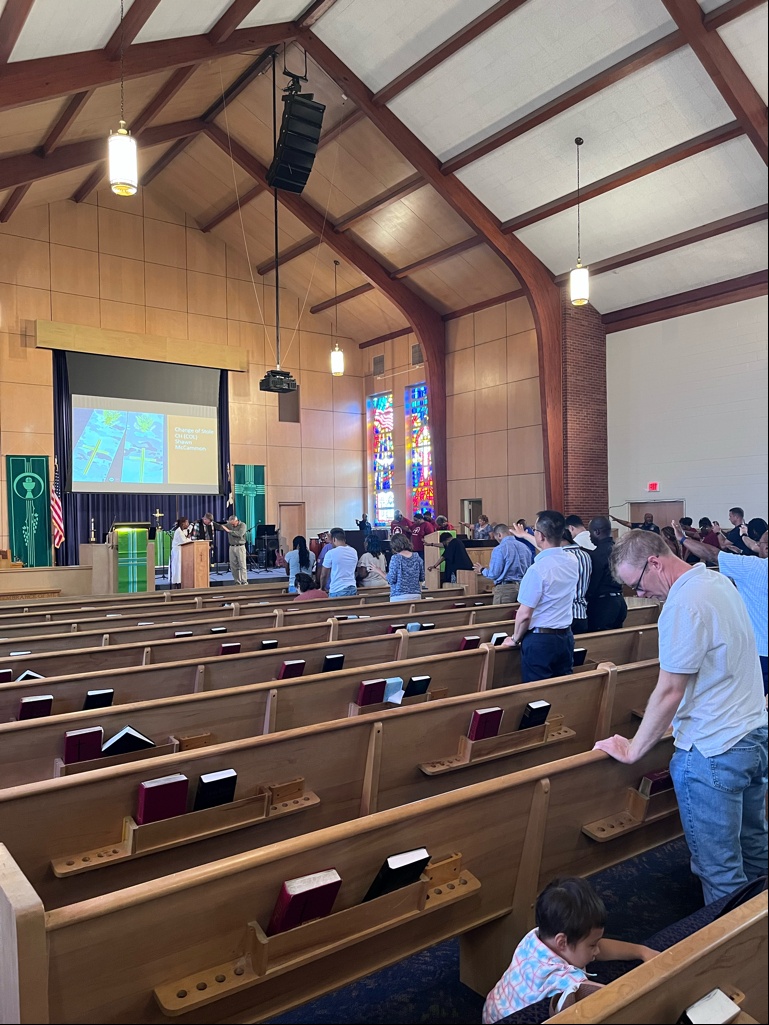 1ST ID and Fort Riley, Morris Hill Chapel Gospel Service Change of the Stole Ceremony