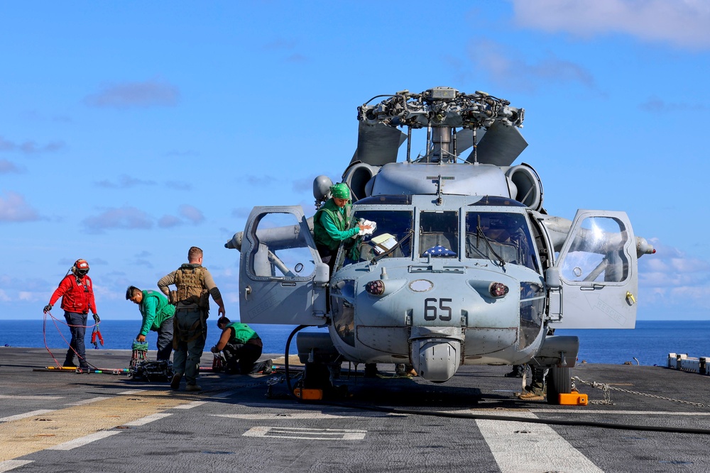 USS Iwo Jima Flight Operations