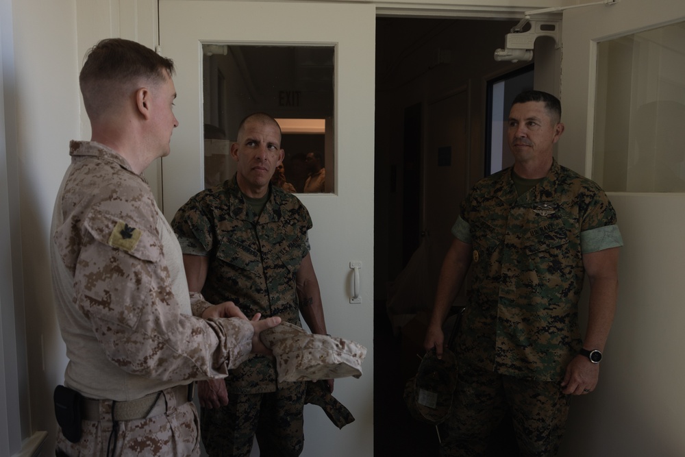 1st MARDIV leadership visits U.S. Marines, Sailors attached to Task Force 51