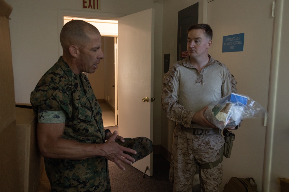 1st MARDIV leadership visits U.S. Marines, Sailors attached to Task Force 51