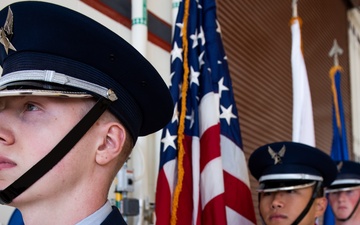 60th OG change of command ceremony