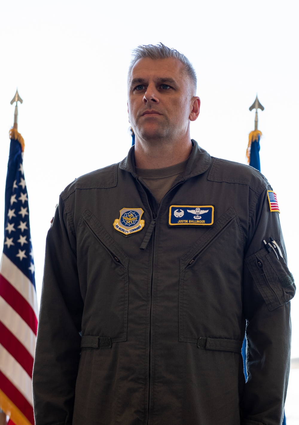 60th OG change of command ceremony