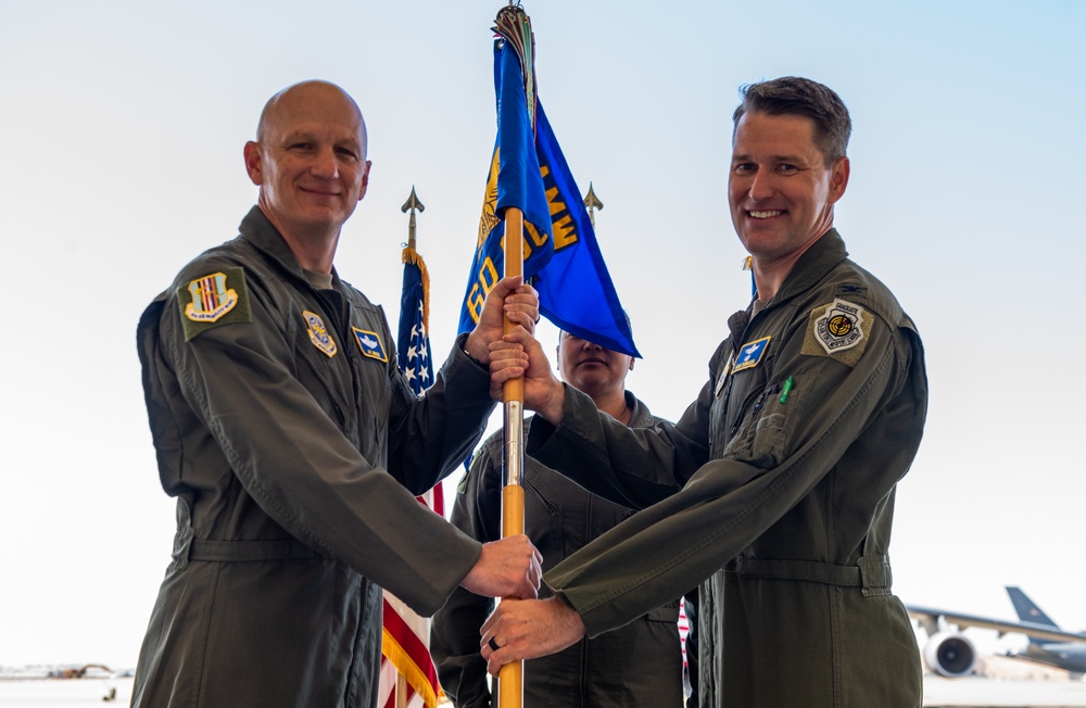 60th OG change of command ceremony