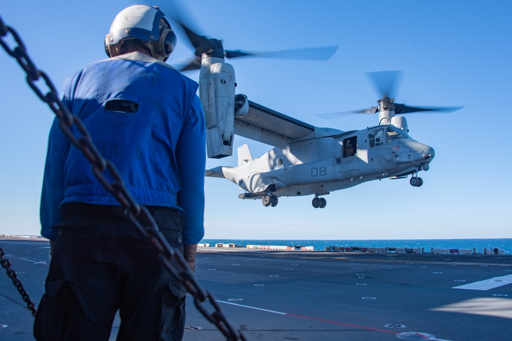 Flight Operations aboard USS America (LHA 6)