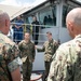 CNO, CMC Acknowledge Sailor At Sea