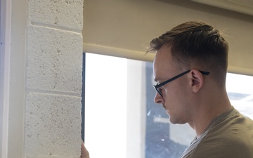 Yuma Marines repaint barracks