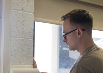 Yuma Marines repaint barracks