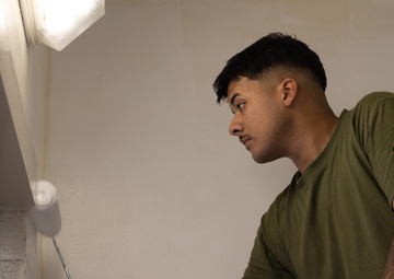 Yuma Marines repaint barracks