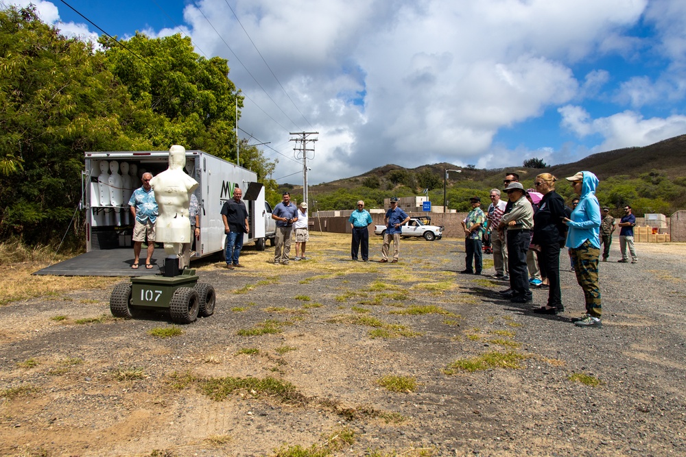 Front Row Seats: Members of the Navy League visit MCTAB