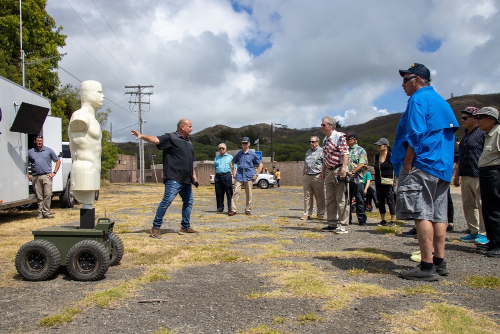 Front Row Seats: Members of the Navy League visit MCTAB