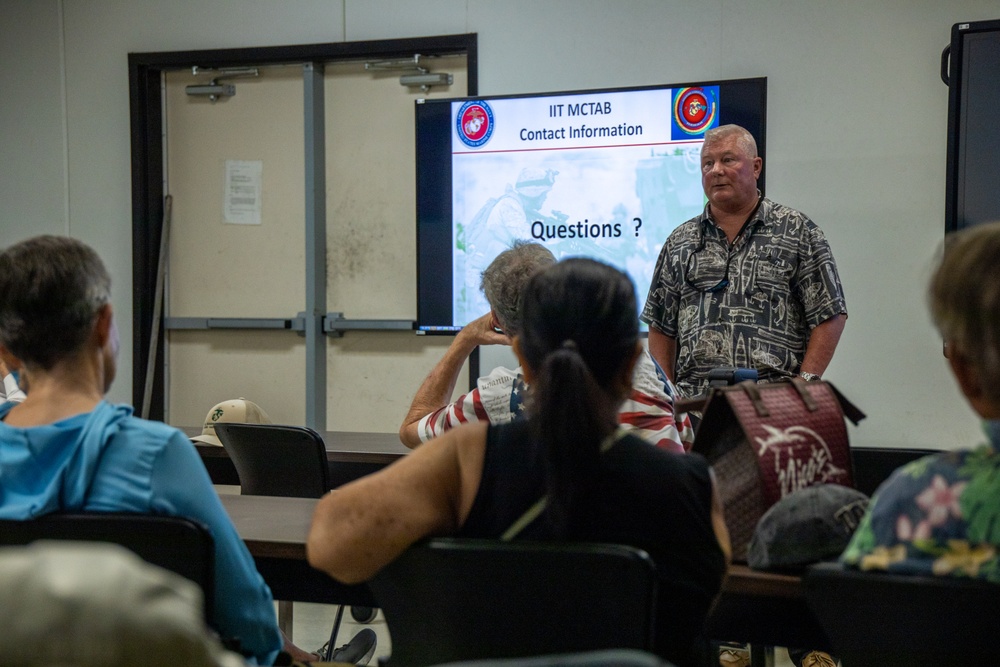 Front Row Seats: Members of the Navy League visit MCTAB