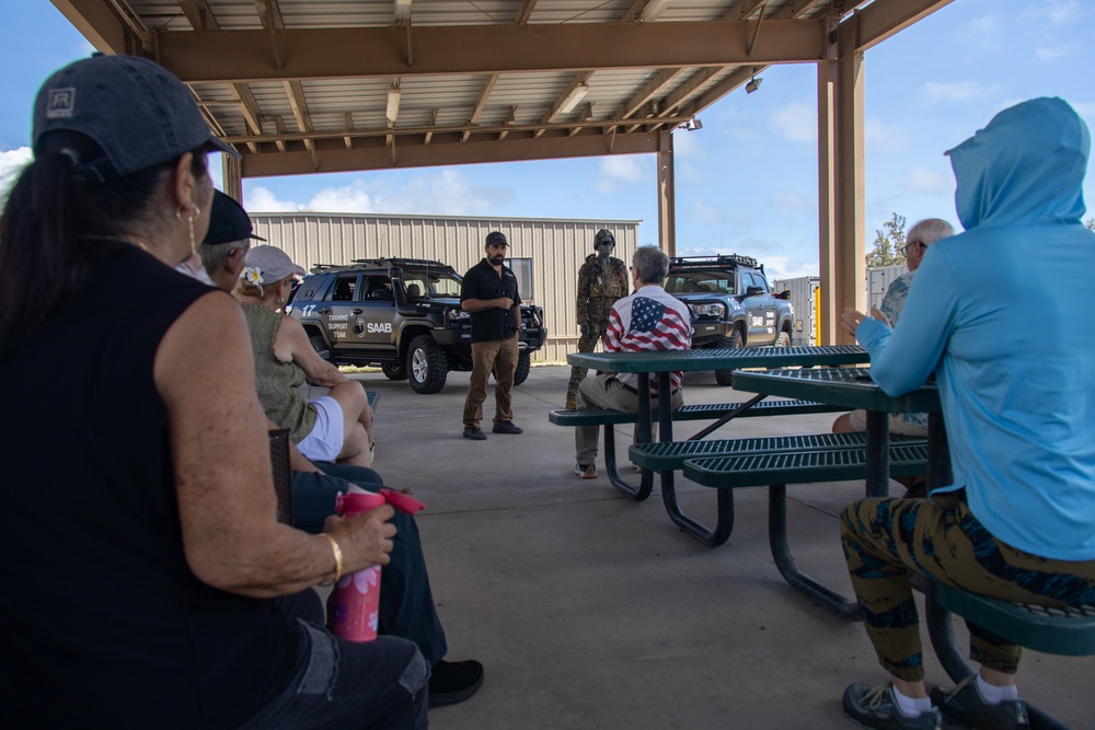 Front Row Seats: Members of the Navy League visit MCTAB