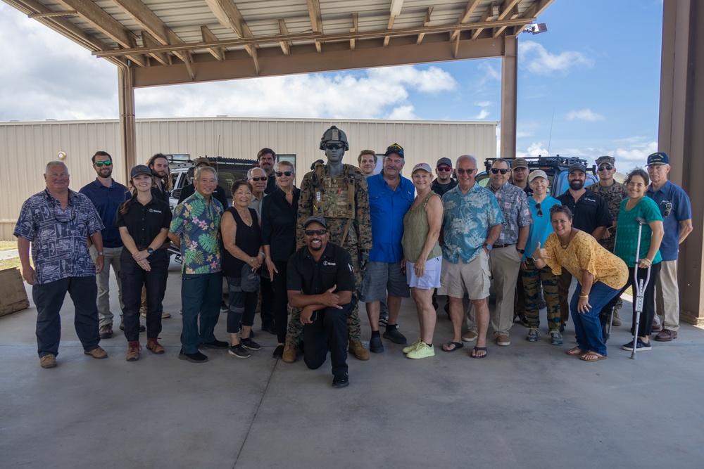 Front Row Seats: Members of the Navy League visit MCTAB