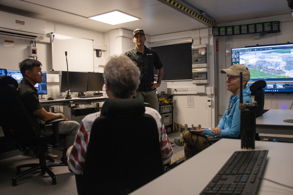 Front Row Seats: Members of the Navy League visit MCTAB