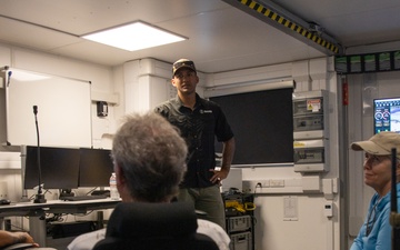 Front Row Seats: Members of the Navy League visit MCTAB