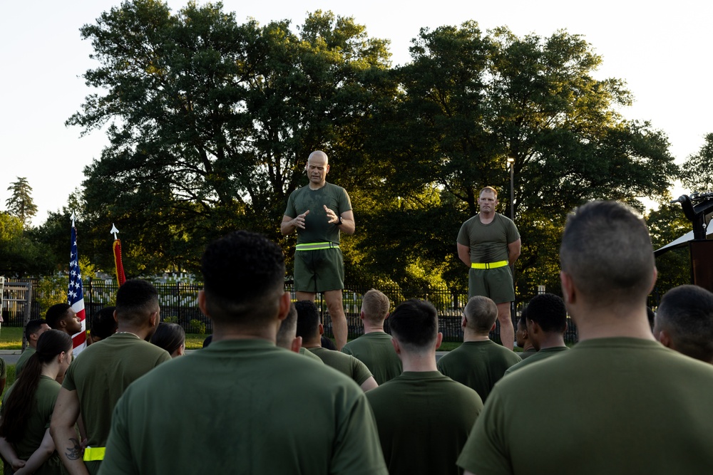Joint Base Myer Henderson Hall Battalion Motivational Run