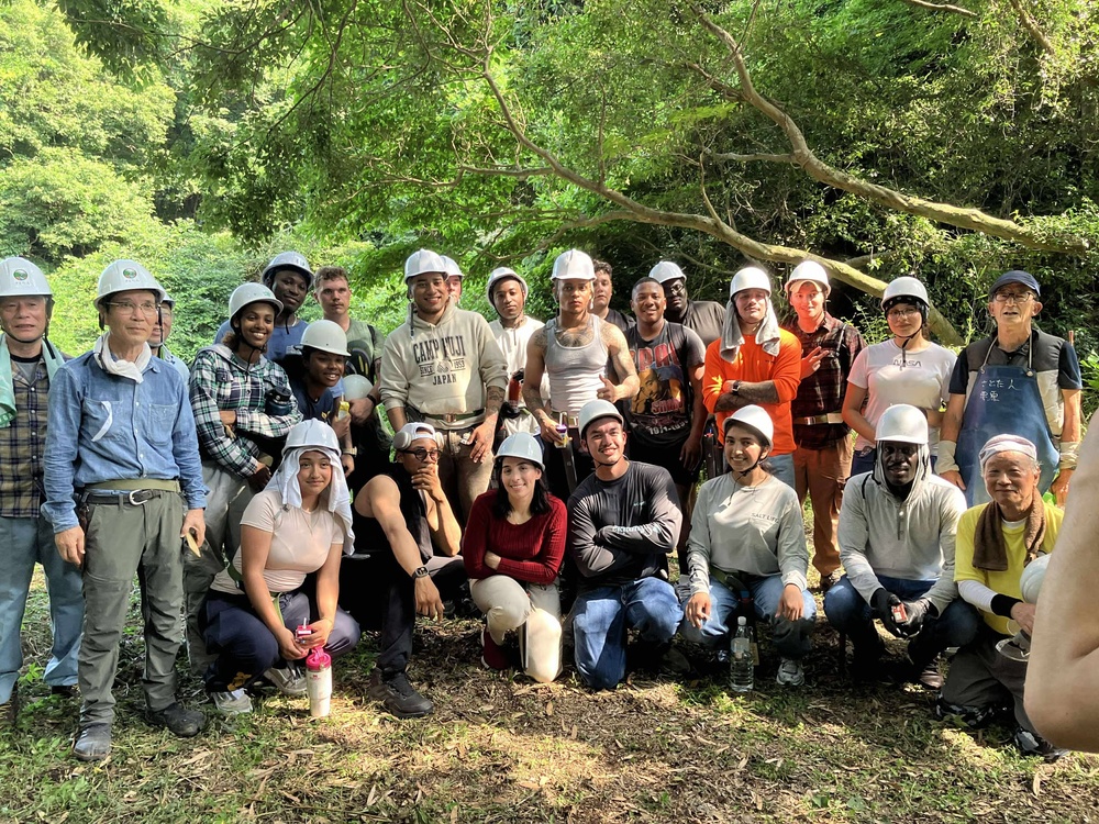 McCampbell Sailors Help Maintain Nagasaka Green Space