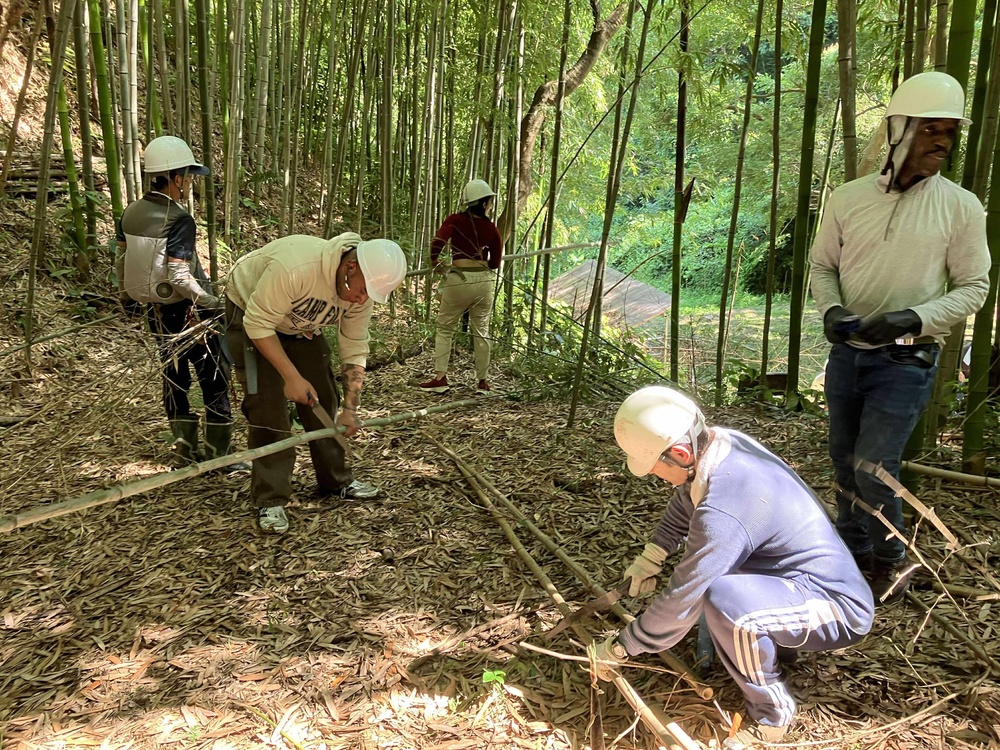 McCampbell Sailors Help Maintain Nagasaka Green Space