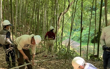 McCampbell Sailors Help Maintain Nagasaka Green Space