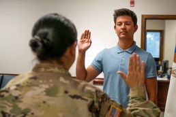Continuing a Legacy as Pvt. Frey Becomes Fourth-Generation Service Member