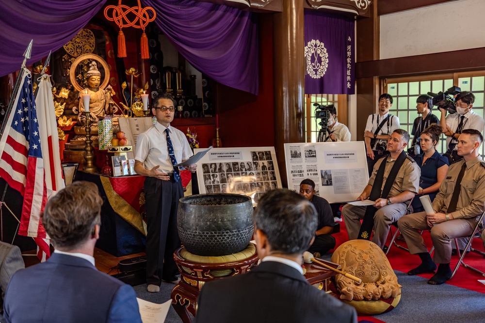 From execution to reconciliation - WWII US Airmen POWs memorialized in Japan by Family, Family of their executioners