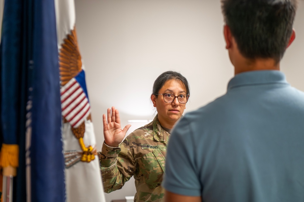 Continuing a Legacy as Pvt. Frey Becomes Fourth-Generation Service Member