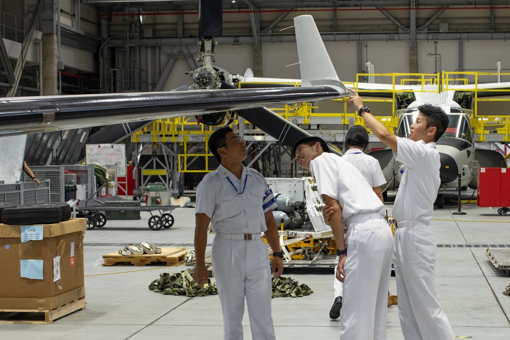 JMSDF Cadet Base Tour at MCAS Iwakuni