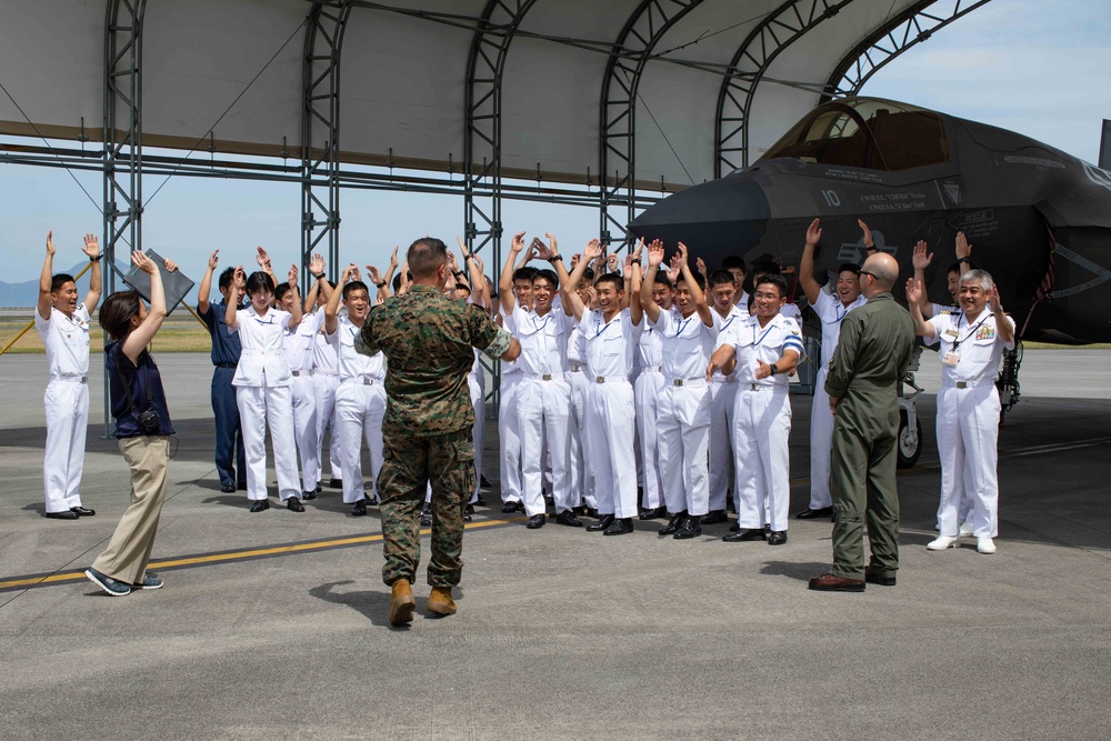 JMSDF Cadet Base Tour at MCAS Iwakuni