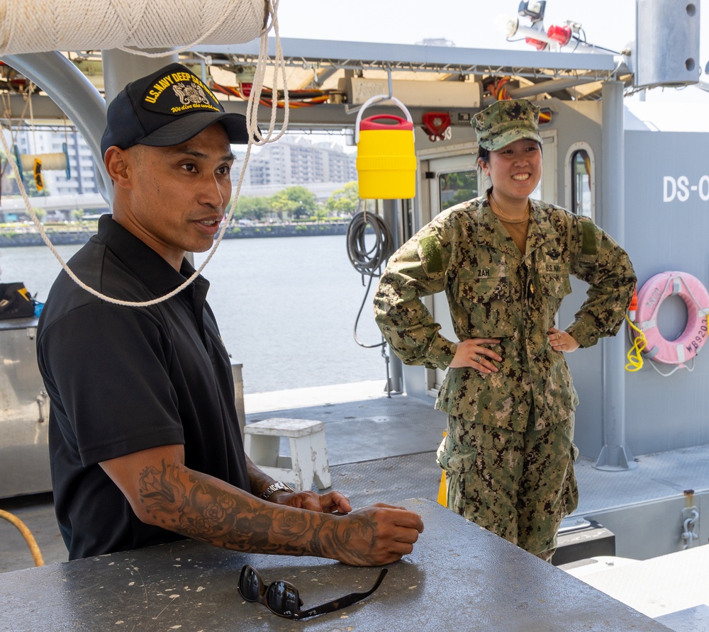 USNMRTC Japanese Fellows Visit to Waterfront Operations Department at SRF JRMC