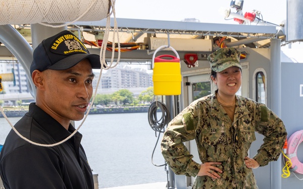 USNMRTC Japanese Fellows Visit to Waterfront Operations Department at SRF JRMC
